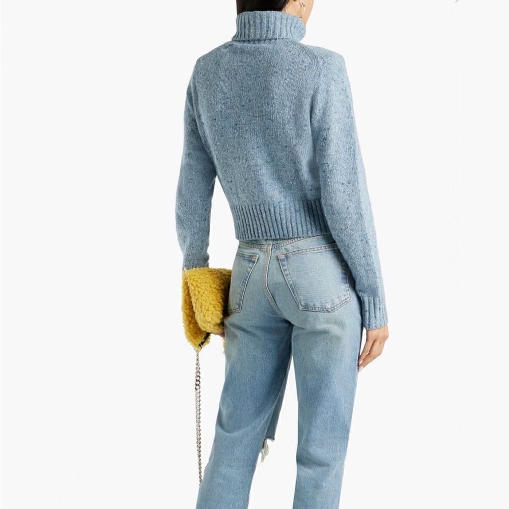 RE/DONE Blue 60s Slim Turtleneck - Picture 4 of 8